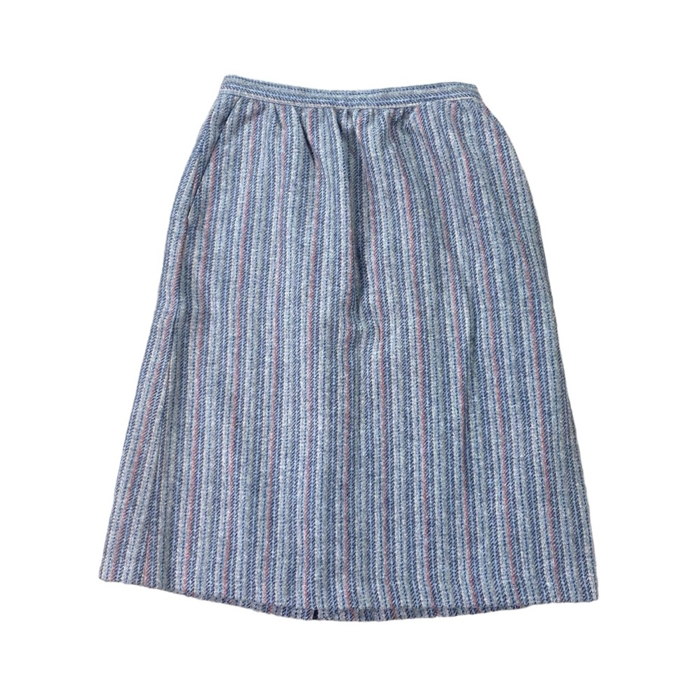 Vintage Harrington Square wool blend striped skirt size 14
